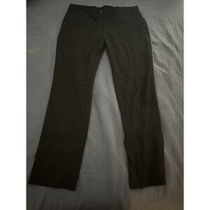 Billy London 40WX32L Men's Tailored‎  Solid Suit Separate Pants Black Dressy